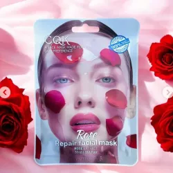 Mascarilla de velo de petalos de rosas