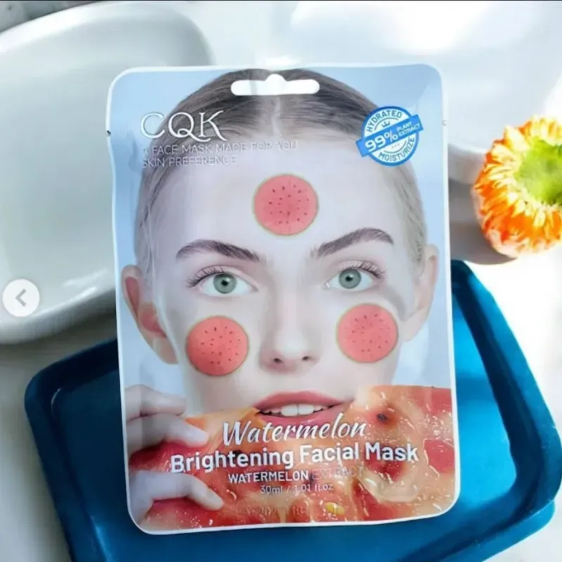 Mascarilla de velo de sandia