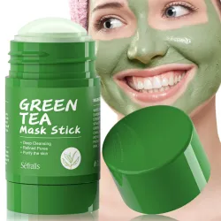 Mascarilla en barra de té verde