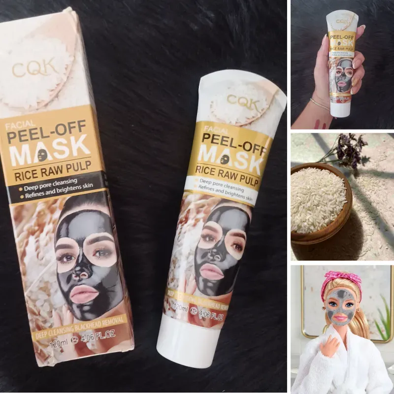 Mascarilla negra peel-off de arroz