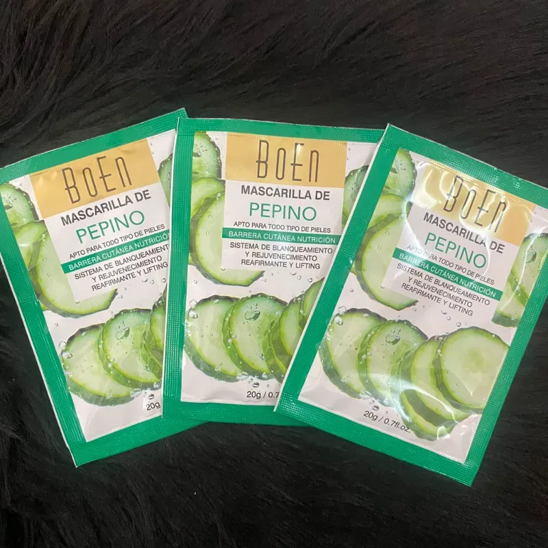 Mascarilla peel-off de pepino
