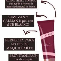 Mascarilla peel-off metálica