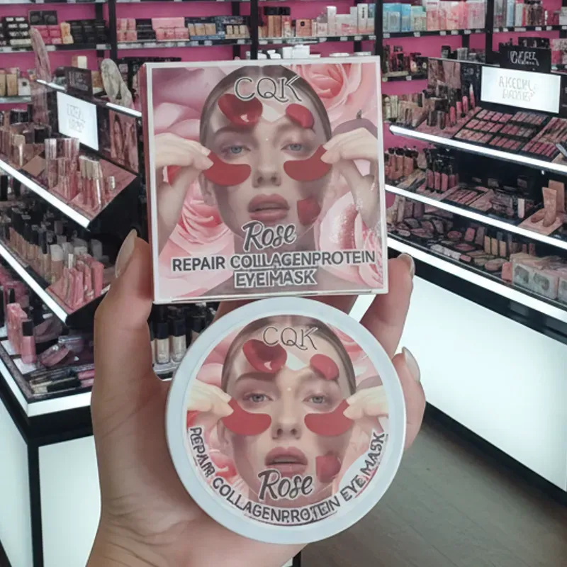 Pote 60 parches de ojos de petalos de rosas