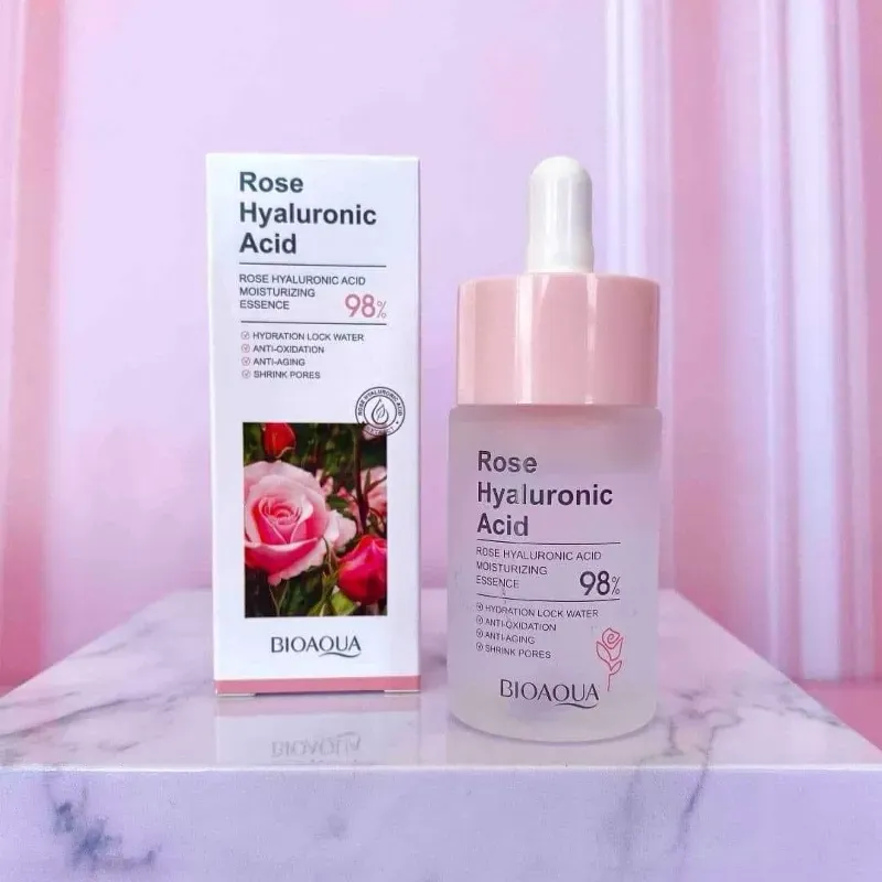 Sérum de rosas + ácido hialurónico 