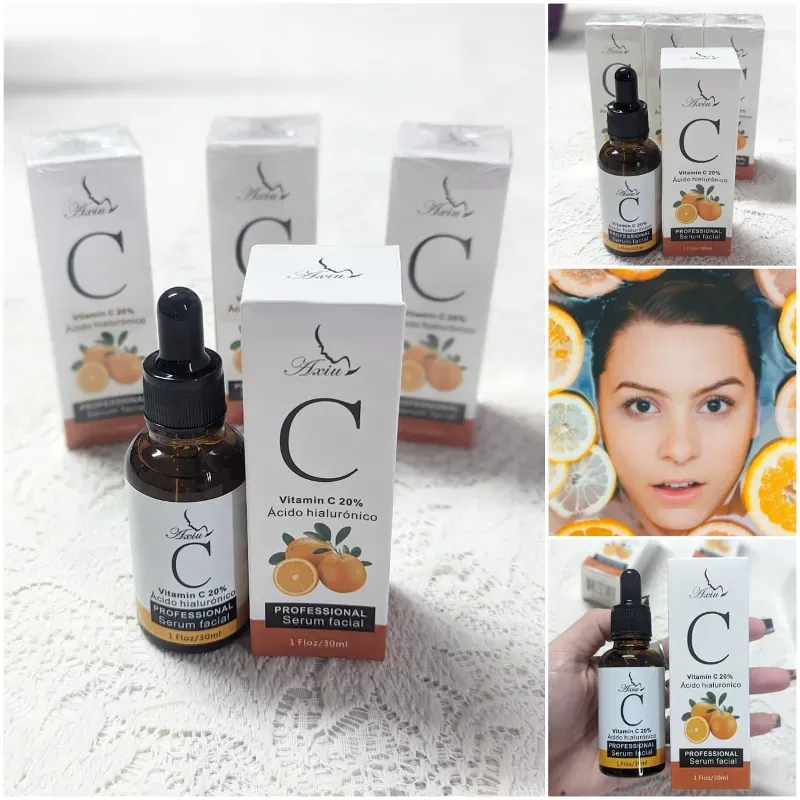 Sérum de vitamina C + ácido hialurónico 