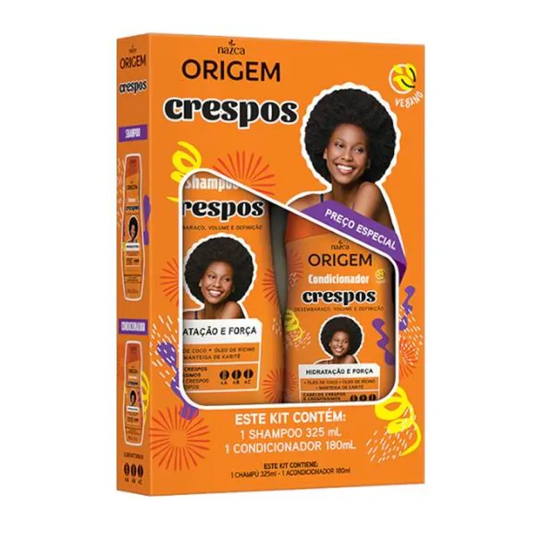 Shampoo + acondicionador para pelo CRESPO