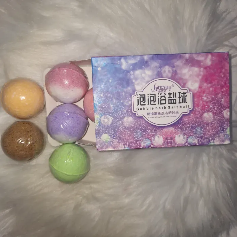 Bolas Efervescente ( la caja de 6 bolas)