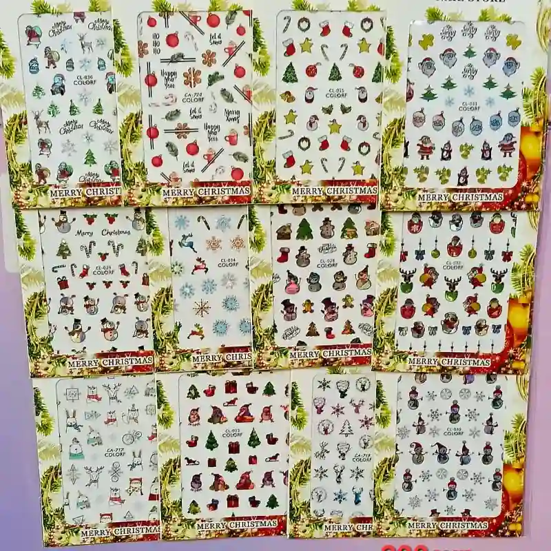 Calcomanias de Navidad 