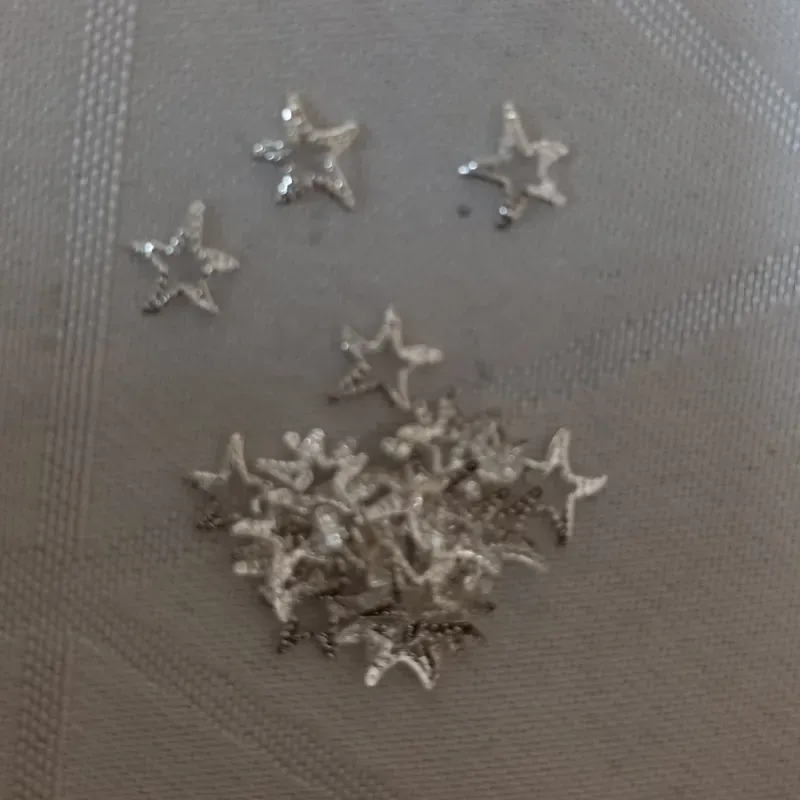 Estoperoles en forma de estrella de mar