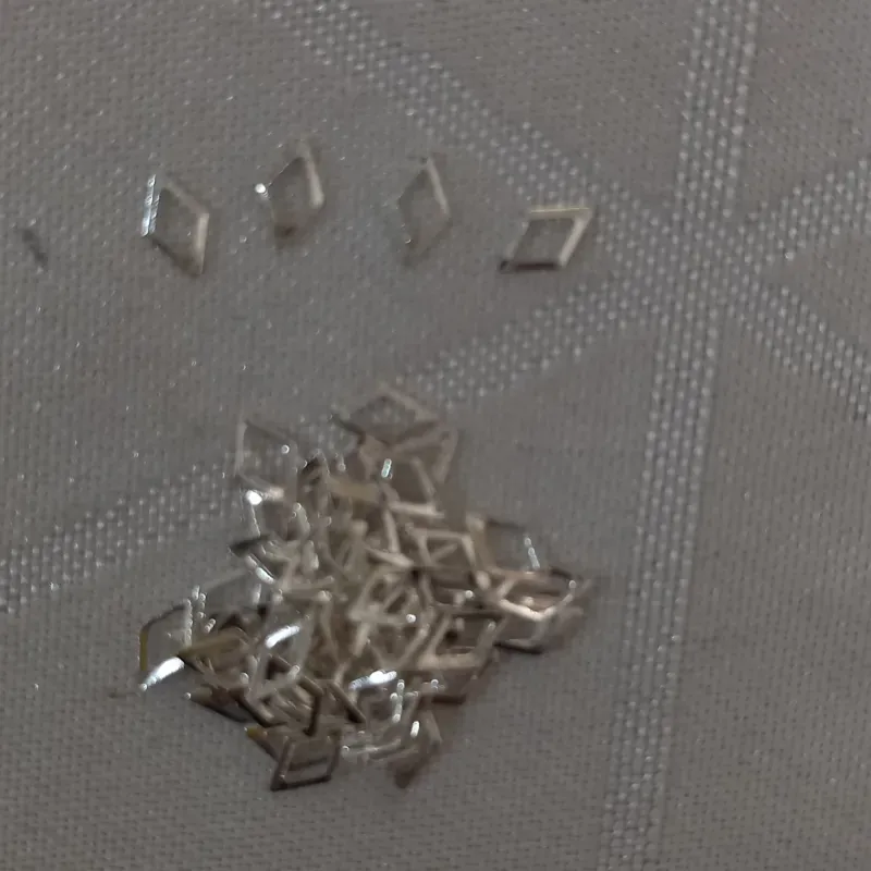 Estoperoles en forma de Rombo