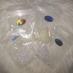 Medias perlas diferentes tamaños 