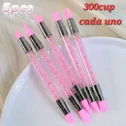 Pincel con punta de goma