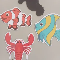 Decoración para refrigeradores con imanes