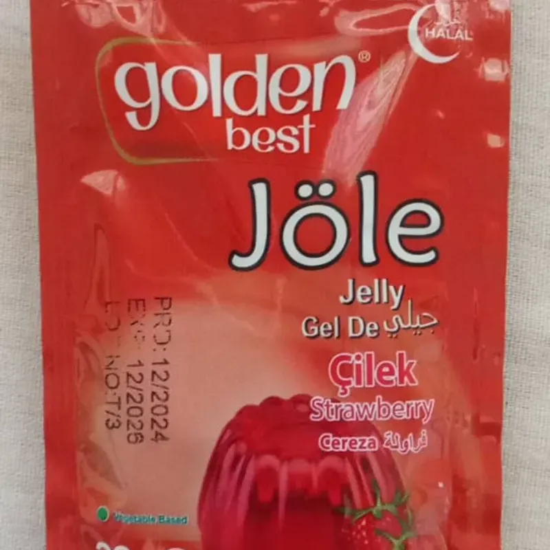 Gelatina de fresa 
