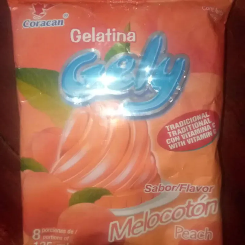 Gelatina de melocotón 