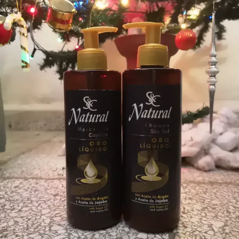 Juego de shampoo ORO LÍQUIDO 