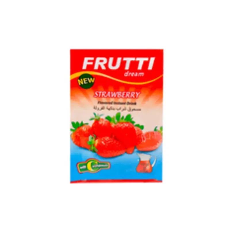Refresco de sobre. Sabor fresa