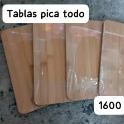 Tabla picatodo de madera