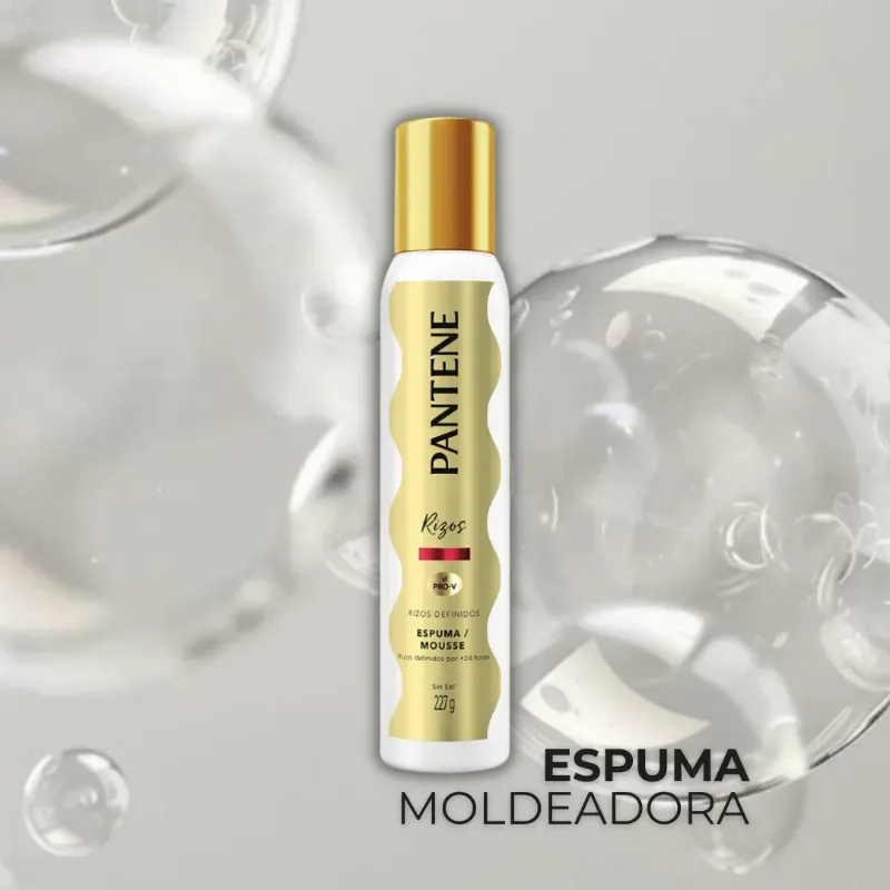 Espuma para rizos Pantene 227g