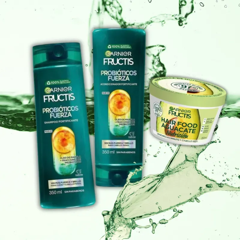 Juego de productos Garnier Fructis ¨Probióticos Fuerza¨