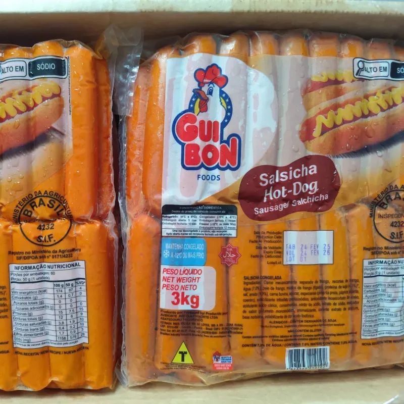 Salchichas de pollo 3 kg