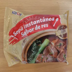 Sopa instantánea de res (85gr)