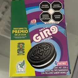 Galletas Dulces tipo Sandwiches Giro