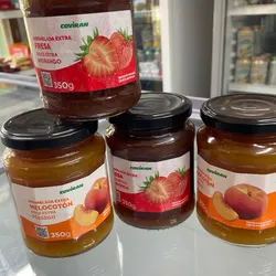 Mermeladas Extra (sabor melocotón y fresa)