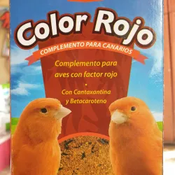 Complemento color rojo para canarios (120g)