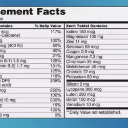 Multivitaminas tabletas