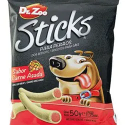 Rollos de sticks sabor carne asada (50 gramos)