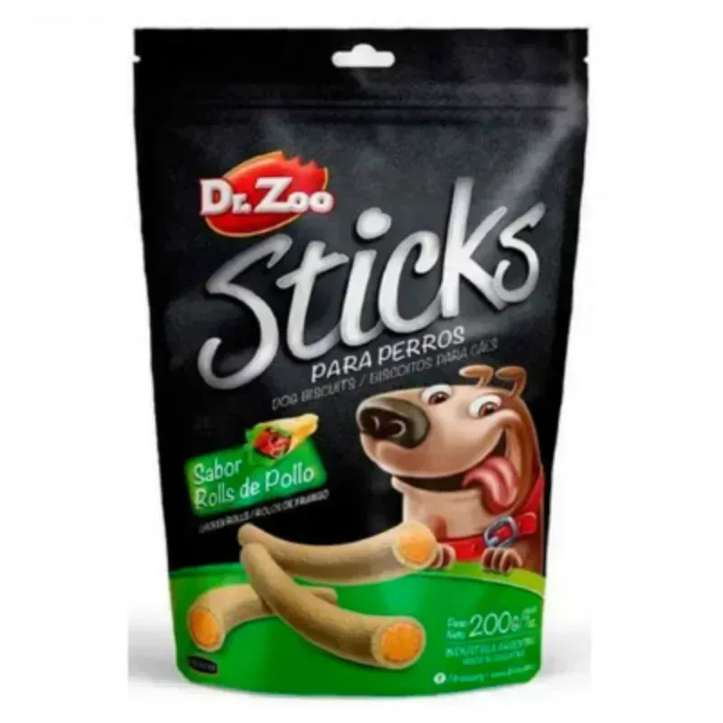 Rollos de Sticks sabor pollo (50 gramos)