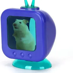 Televisión para hamster (accesorio para jaulas)