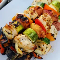 Brochetas de pollo
