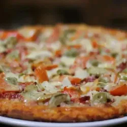 Pizza vegetales (gouda) 