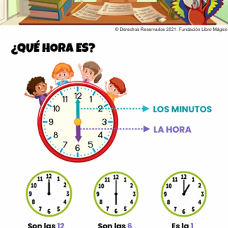  Aprender a leer el reloj? ⏰🧠