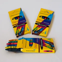 Crayolas de 6 unidades