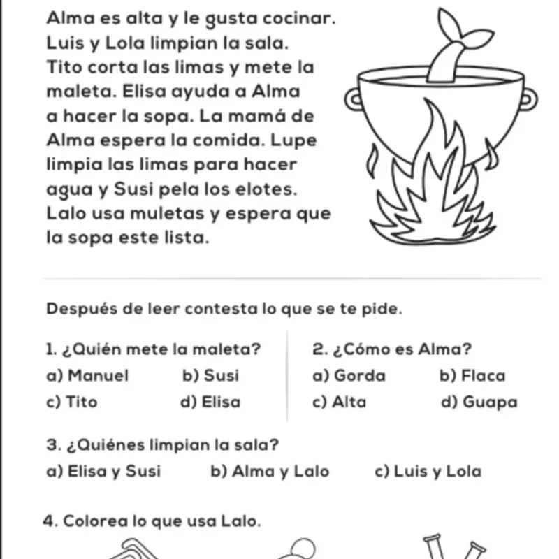 📖 Cuadernillo para Practicar la Lectura ✂️🎨✍️