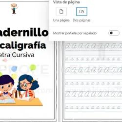 Cuaderno de Caligrafía  Abecedario(letra cursiva)