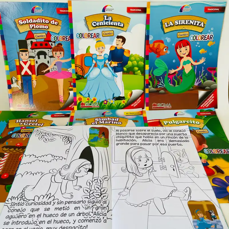 Cuentos para colorear
