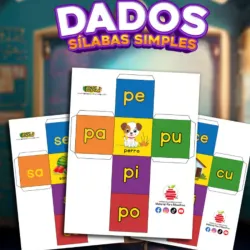🎲 Dados Silábicos Simples para Jugar y Aprender 🔤🧠