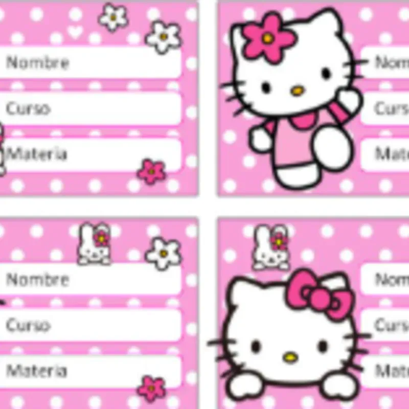 📛✨ ETIQUETAS IDENTIFICADORAS PARA LIBRETAS Y LIBROS ✨📛