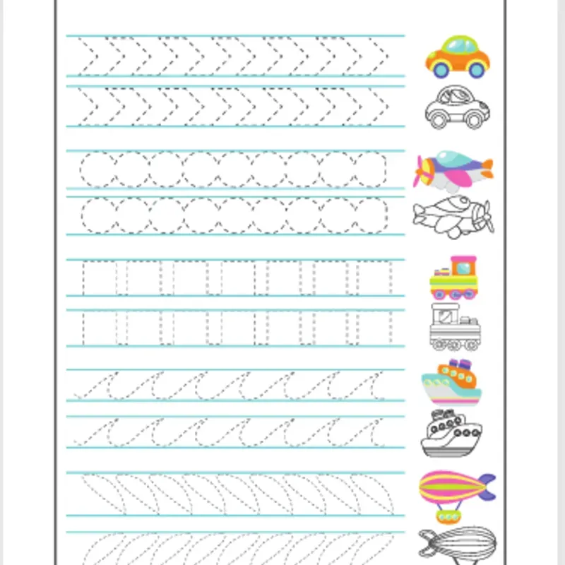Fichas de grafomotricidad