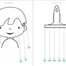 Fichas para trazar y recortar ✍️✂️