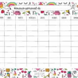 🗓️✨ Horario Extracurricular