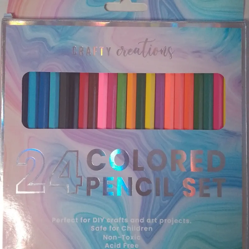 Lápices de colores de 24 unidades