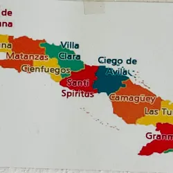 Mapa de Cuba