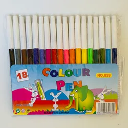 Plumones de 18 unidades 