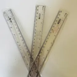 Regla transparente 30 cm📏
