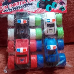 Set de 4 Carros de Policía 🚓🚨